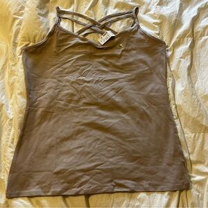 Maurices NWT Multi Strap Tan Tank Top